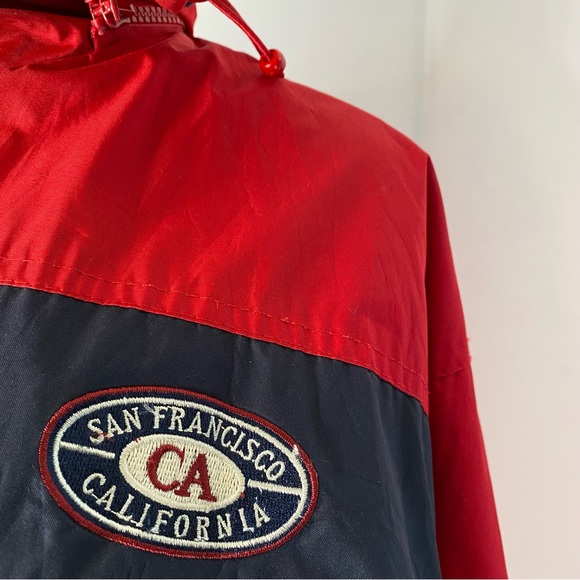 Reversible San Francisco Red Vintage Full Zip Jacket - Picture 10 of 16